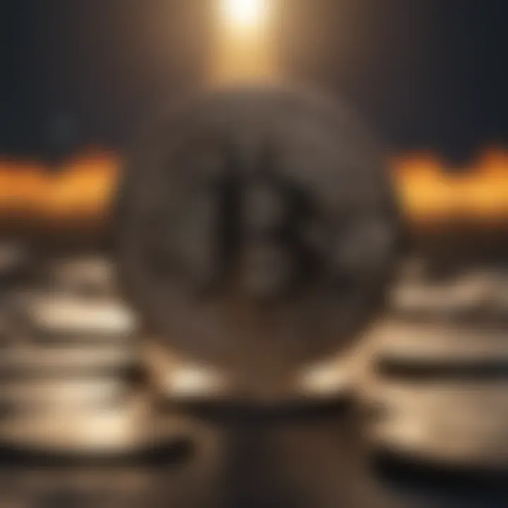 Influential Factors of Coinbase Stock Price Illustration showcasing factors influencing Coinbase stock price