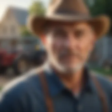 Visual summary of safety tips for using the Farmersonly app
