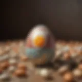 Eggshell mosaic art