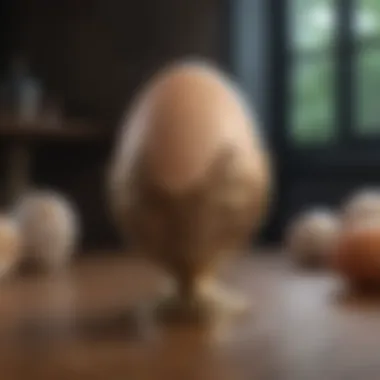 Eggshell sculpture masterpiece