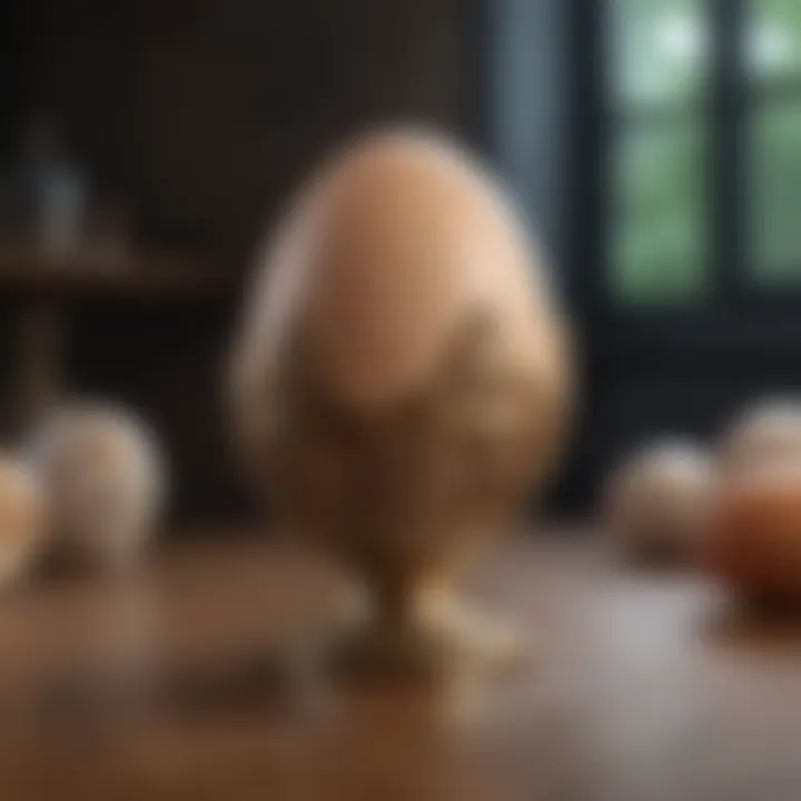 Eggshell sculpture masterpiece