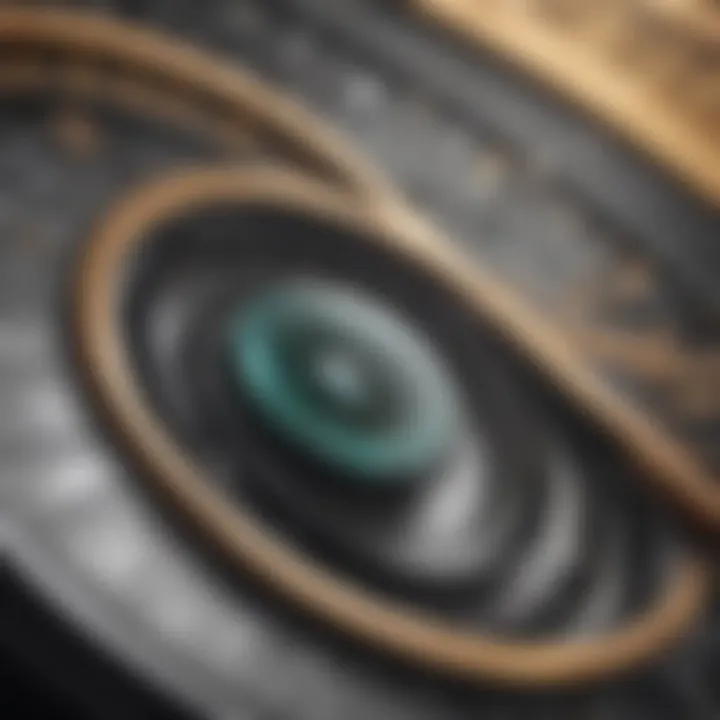 Dynamic illustration showcasing Fibonacci retracement levels in trading analysis