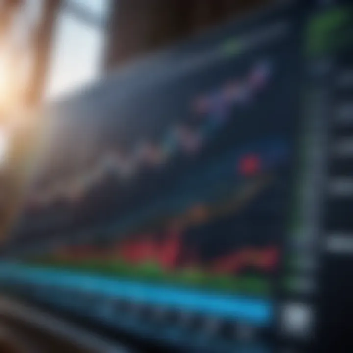 Financial growth chart symbolizing NVIDIA Corporation's market position