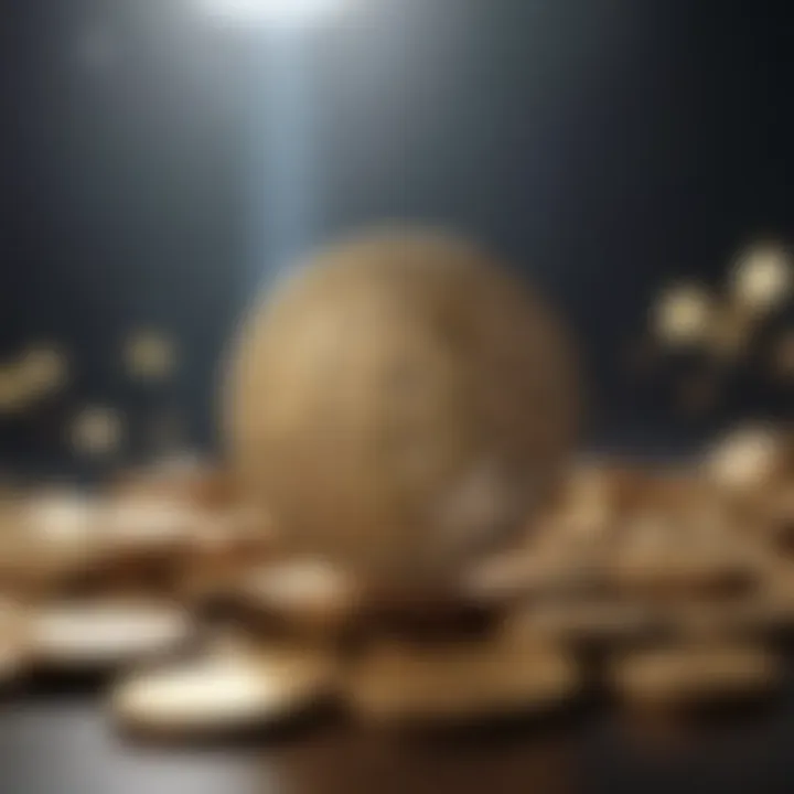 Symbolic depiction of financial stability with the new currency
