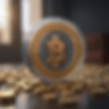 Financial transparency visualization illustration