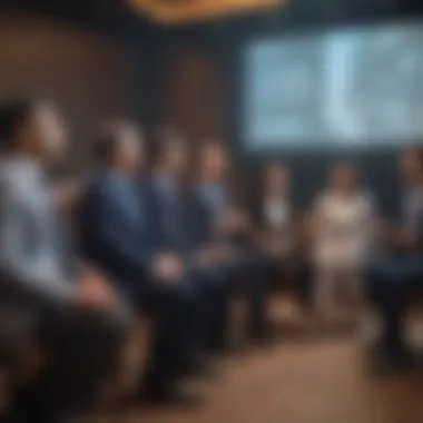 Panel discussion on emerging trends in financial technology at a Singapore event.