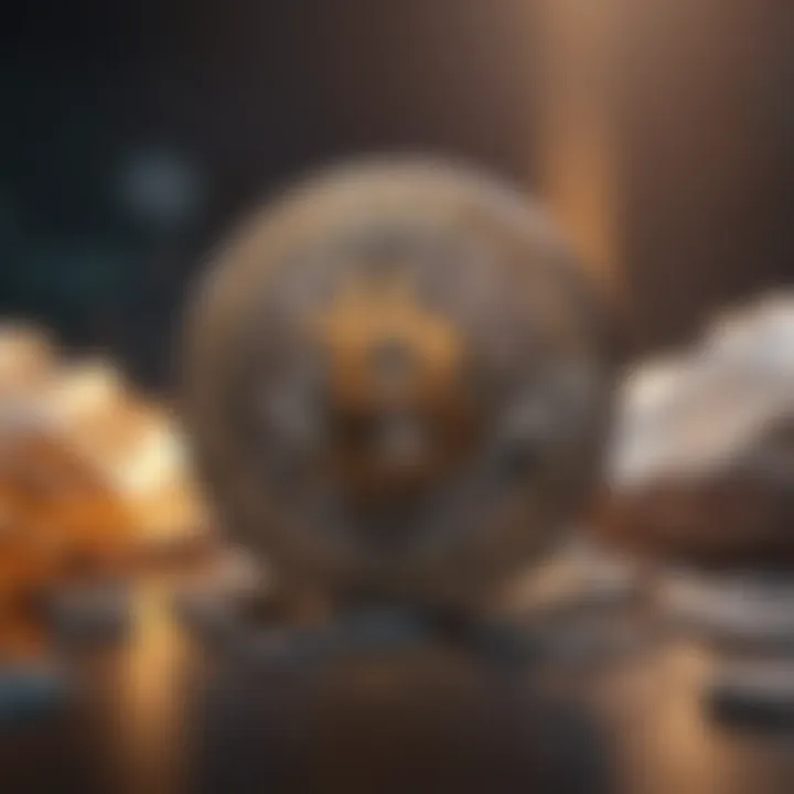 Illustration depicting the influence of external factors on Flare crypto prices