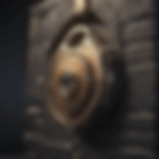 Fortified digital shield with lock mechanism