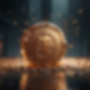 Abstract Visualization of Fortune NFT Impact Abstract visualization of Fortune NFT's impact on digital market space