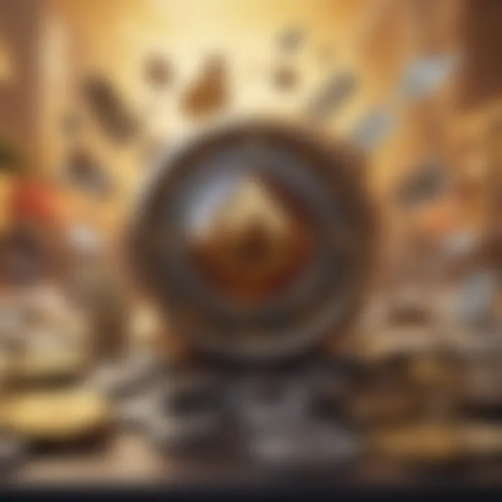 Innovative Collage of Fortune NFT Industry Impact Innovative digital collage illustrating Fortune NFT implications on industries