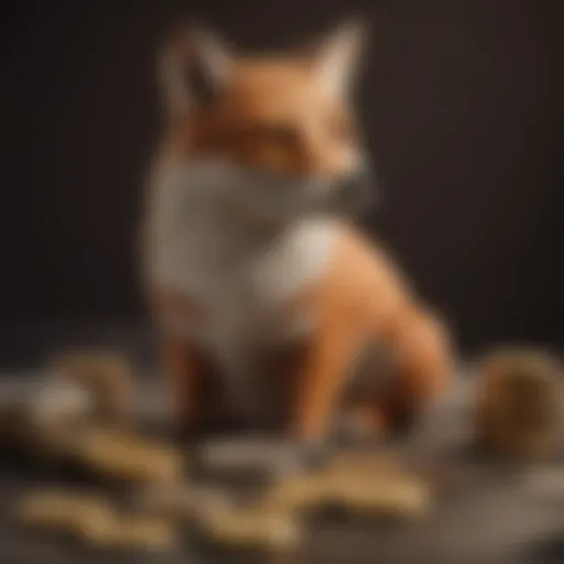 A vintage fox coin bank showcasing intricate craftsmanship