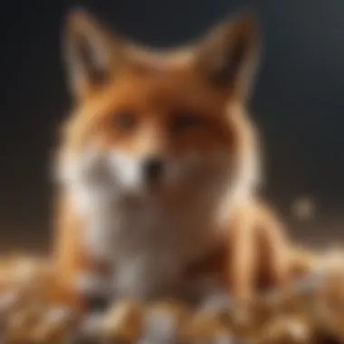 Abstract representation of Fox NFT's impact on digital art