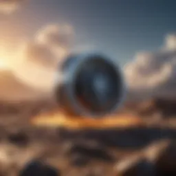 Visual representation of cloud mining technology