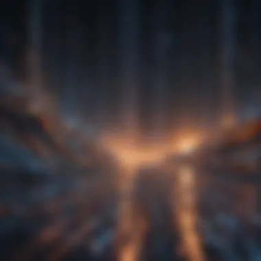 Data Streams: NFTs Shaping Digital Economies Futuristic Abstract Illustration of Data Streams