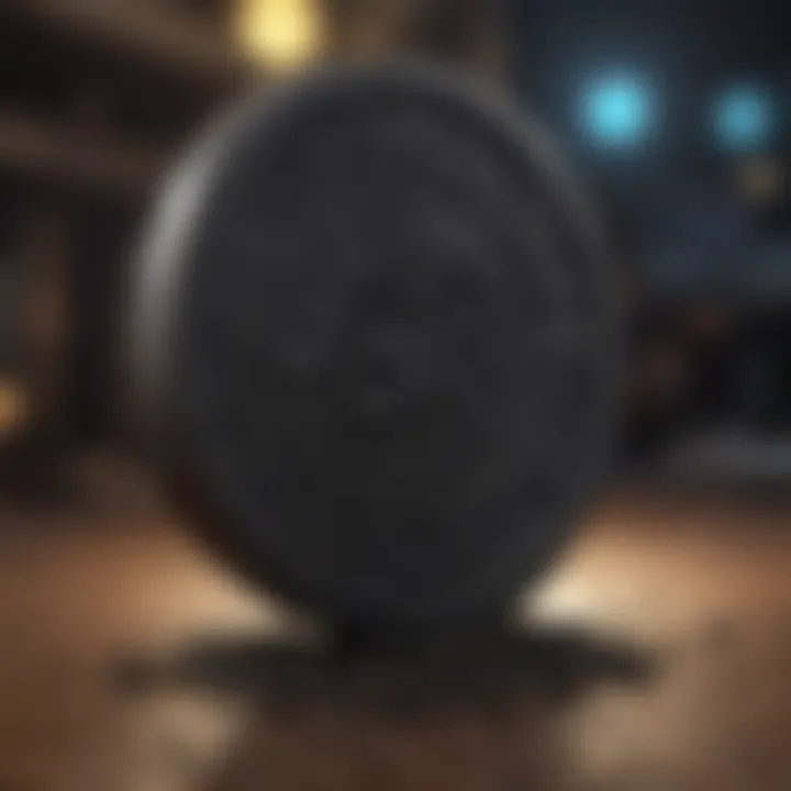 Futuristic visualization of Oreo cookie with digital projections