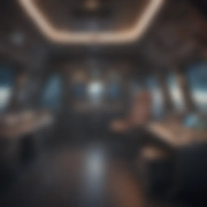 Futuristic Spacecraft Interior