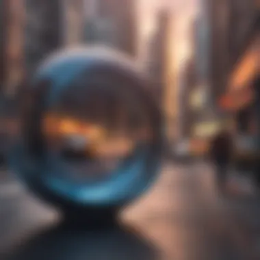 Technological Curvature Vision Futuristic Visualization of Curves' Influence on Technology