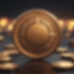 Virtual currency symbolizing the gaming industry