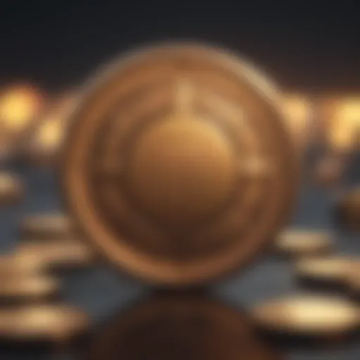 Virtual currency symbolizing the gaming industry