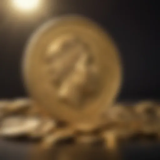 Gilded Prosperity - Gold Coin Illustration
