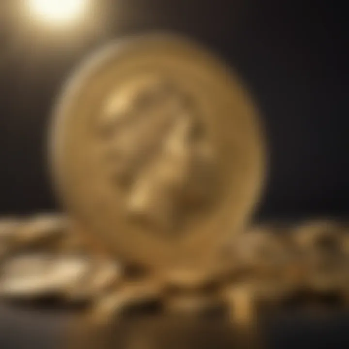 Gilded Prosperity - Gold Coin Illustration