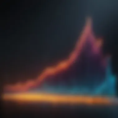 Abstract Glowing Data Visualization