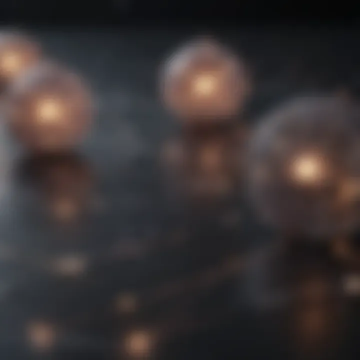 Illuminated Network of Data Points