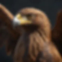 Golden Eagle Symbolizing Strength and Prosperity