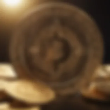 Conceptual Visualization of Goldcoin-US Dollar Relationship Conceptual visualization of Goldcoin and USD relationship
