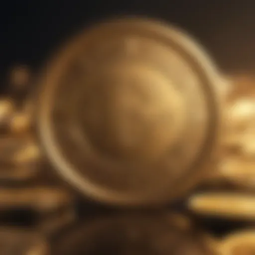 Abstract representation of Goldcoin value