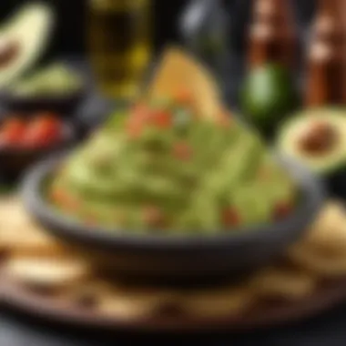 Gourmet Guacamole Presentation