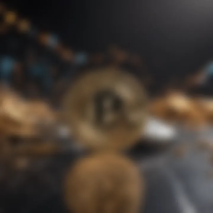 Artistic Representation of Growth Potential in Digital Assets