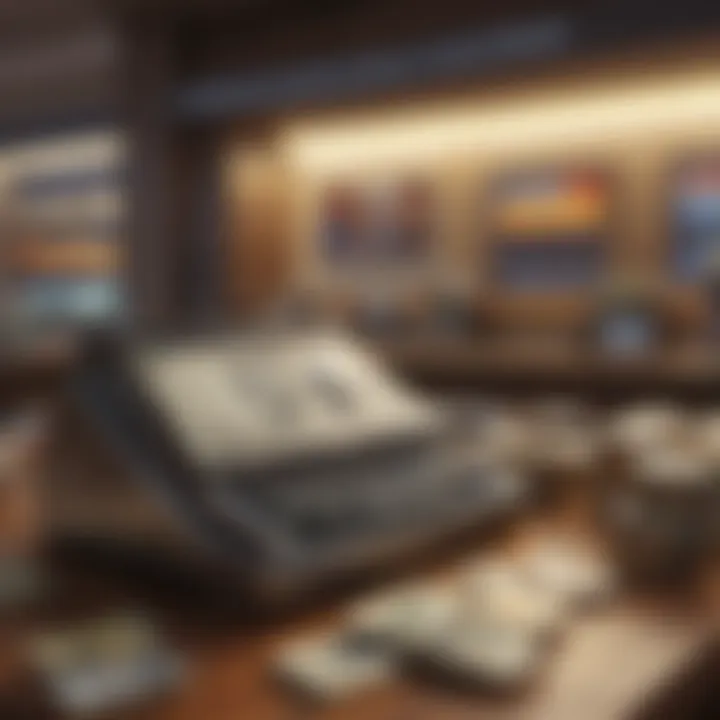 Exploring Traditional Bank Options A traditional bank's currency exchange counter