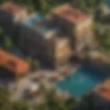 Mapping the Virtual Terrain: Habbo Hotel NFT Edition Virtual world map