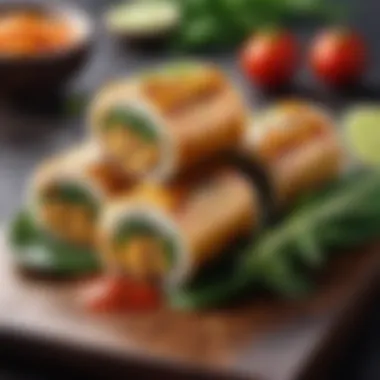 Hakka Stuffed Tofu Rolls with Savory Glaze