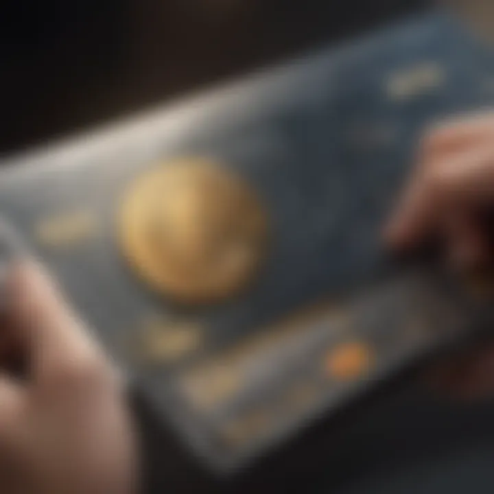 Artistic rendering of a seamless and efficient cryptocurrency transaction process facilitated by HD wallet addresses