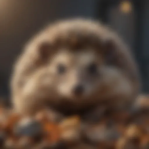A unique hedgehog pricing model illustration