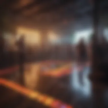 A panoramic view of the dance floor at Hi Ibiza