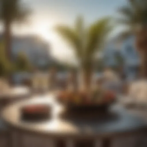 An elegant VIP table setting at Hi Ibiza