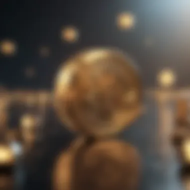 Conceptual image of blockchain technology