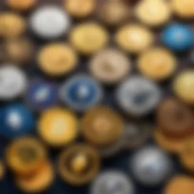 Diverse Cryptocurrency Selection on Huobi Global US Illustration showcasing the diverse range of cryptocurrencies available on Huobi Global US