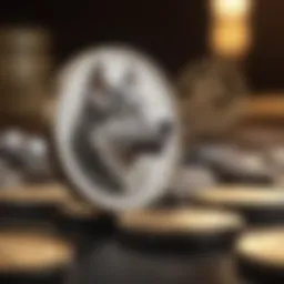 Illustration depicting the genesis of Husky Coin