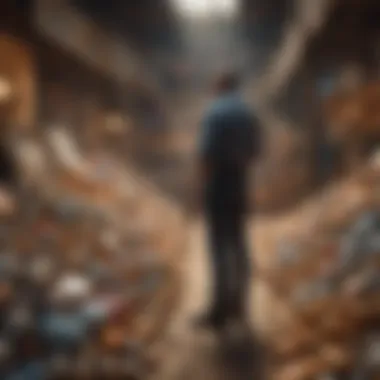 Imaginative Impact of NFTs on Art Market Imaginative artwork symbolizing the impact of NFTs on the art market