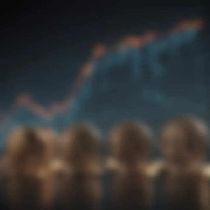 Dynamic Fluctuations in Exchange Rates Currency exchange rate graph depicting fluctuations