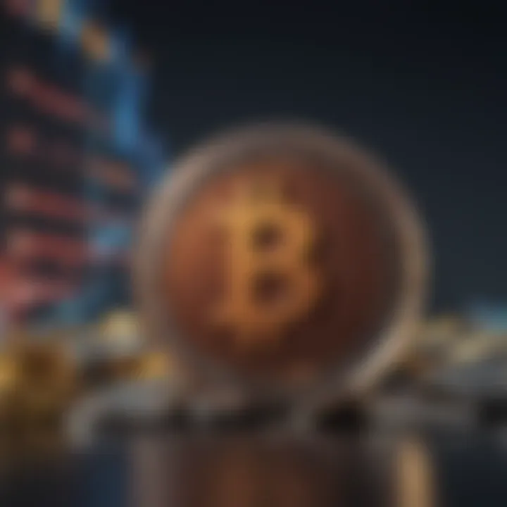 Chart illustrating market volatility and its impact on digital assets