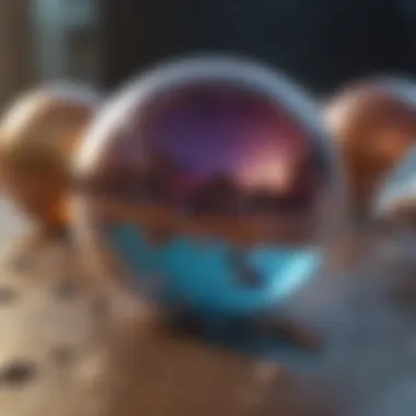 Abstract representation of the impact of NFT purchases on digital art market trends