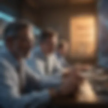 Investors Analyzing Data Amid Company Strike Investors Analyzing Data