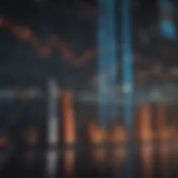 Abstract representation of stock market performance