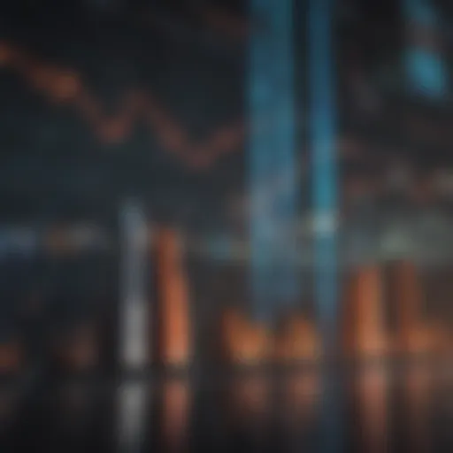 Abstract representation of stock market performance