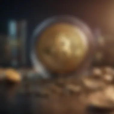 Infographic illustrating risk management strategies in crypto investing